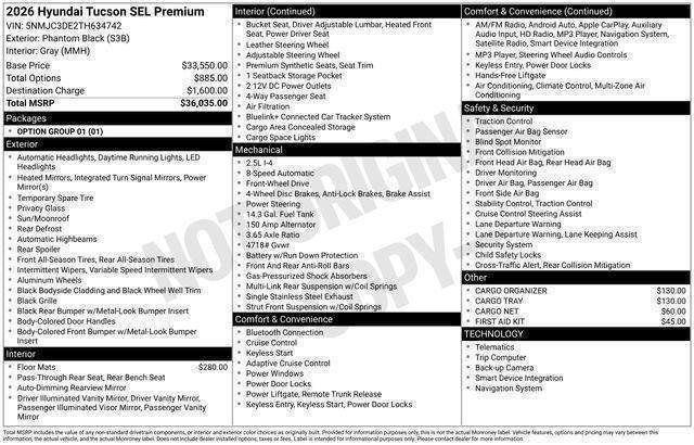 Hyundai Tucson  2026