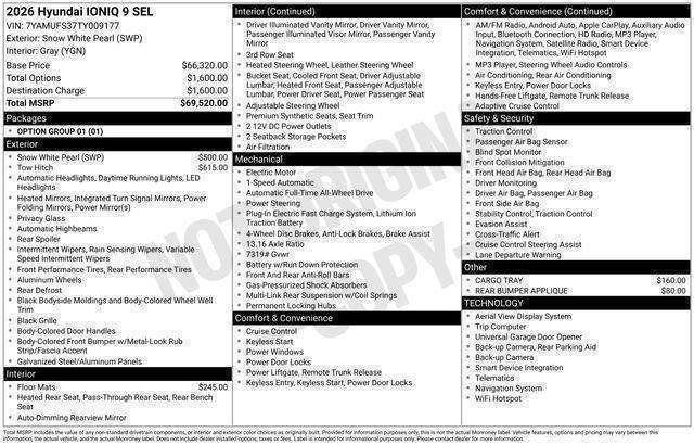 Hyundai Ioniq 9  2026