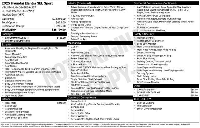 Hyundai Elantra  2025 Hyundai Elantra  2025
