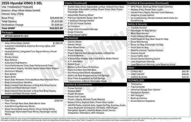 Hyundai Ioniq 5  2026