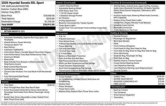 Hyundai Sonata  2026