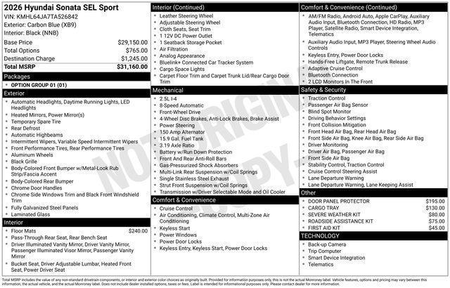 Hyundai Sonata  2026