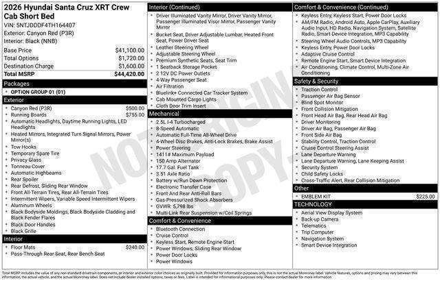 Hyundai Santa Cruz  2026