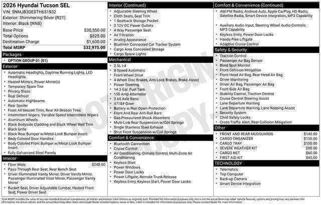 Hyundai Tucson  2026