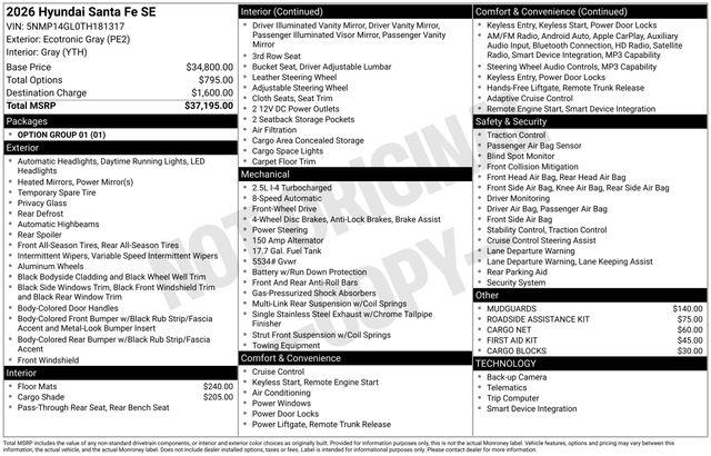 Hyundai Santa Fe  2026