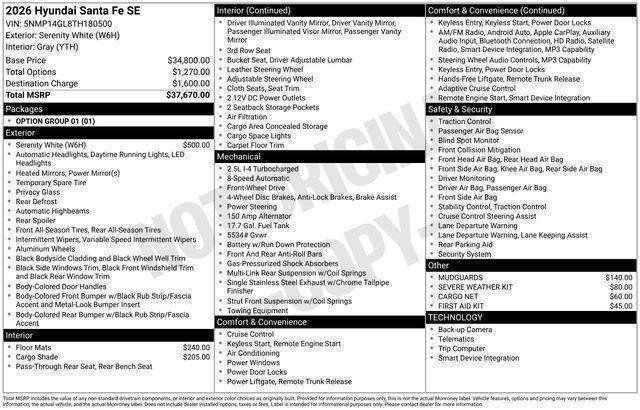 Hyundai Santa Fe  2026