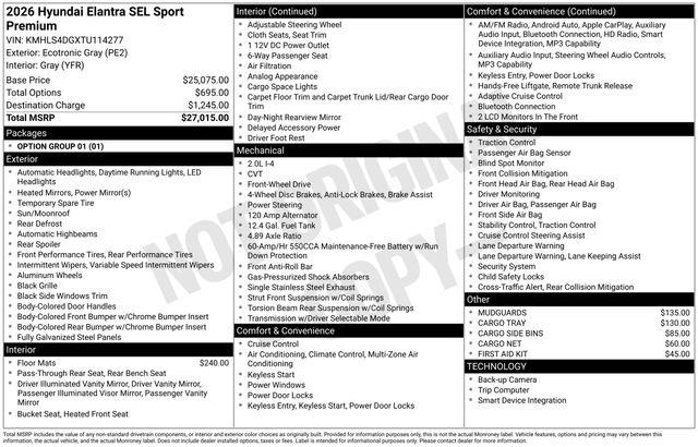 Hyundai Elantra  2026