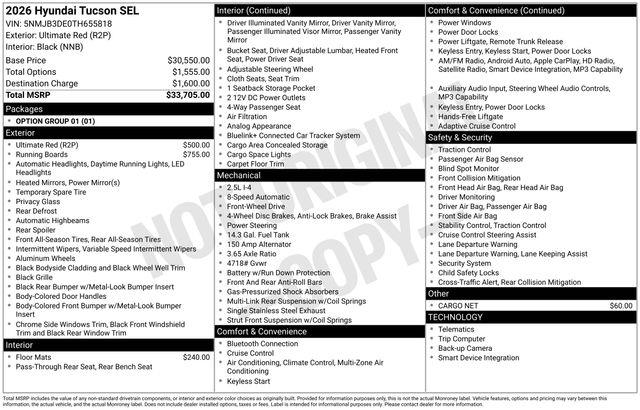 Hyundai Tucson  2026