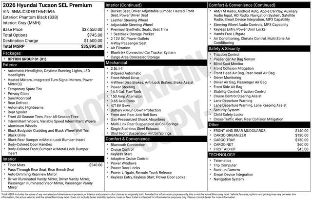 Hyundai Tucson  2026