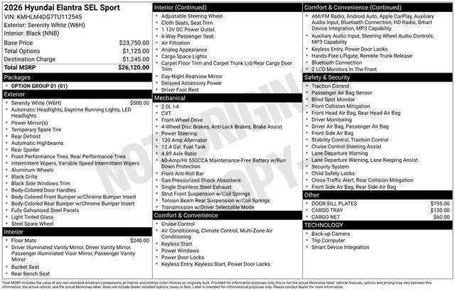 Hyundai Elantra  2026