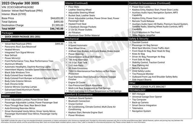 Chrysler 300  2023