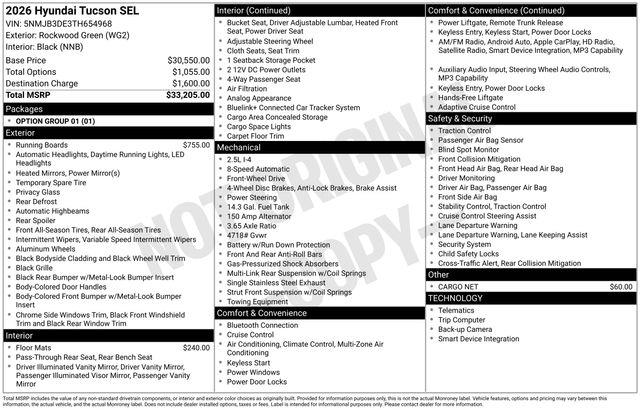 Hyundai Tucson  2026