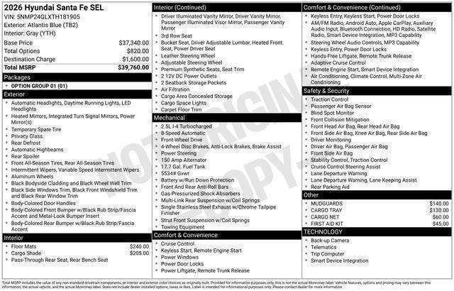 Hyundai Santa Fe  2026