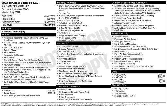 Hyundai Santa Fe  2026