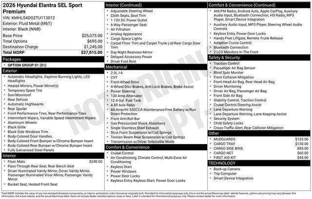 Hyundai Elantra  2026