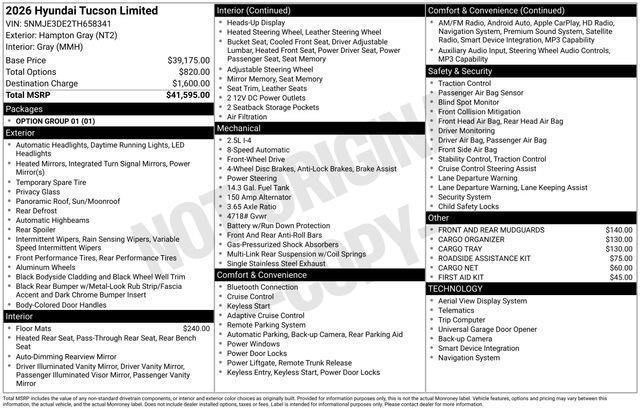 Hyundai Tucson  2026