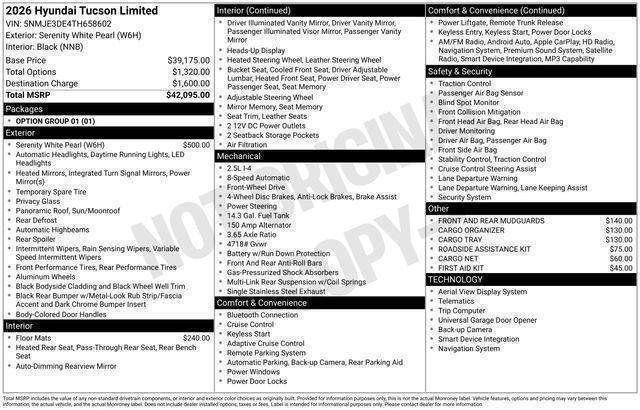 Hyundai Tucson  2026