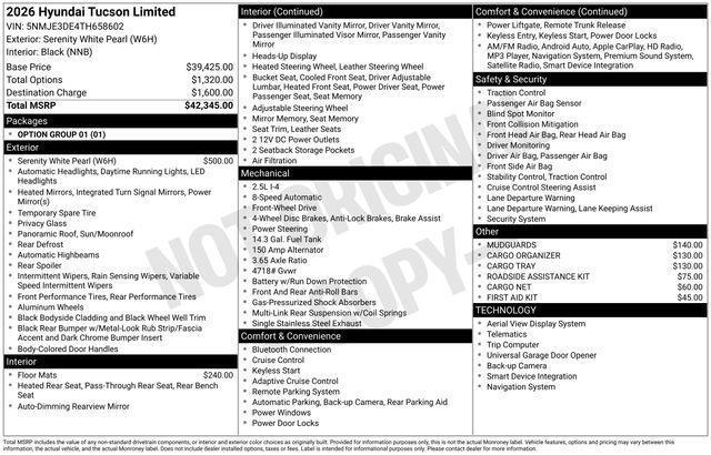 Hyundai Tucson  2026