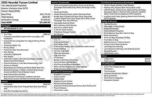 Hyundai Tucson  2026