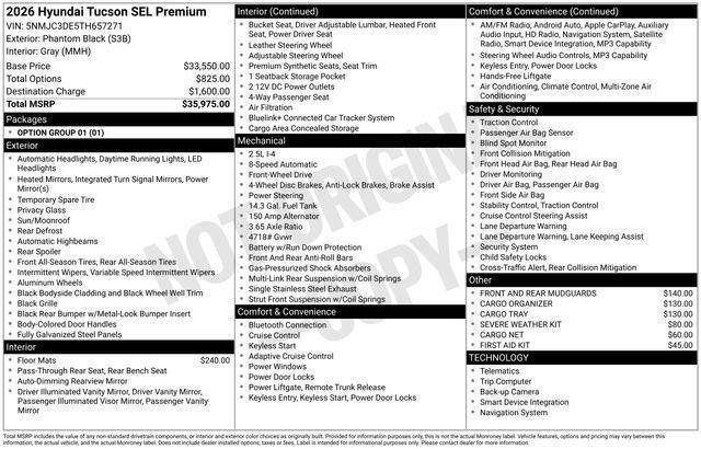 Hyundai Tucson  2026