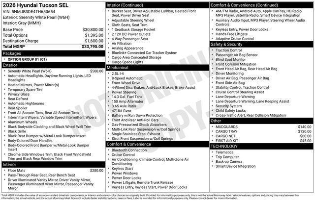 Hyundai Tucson  2026