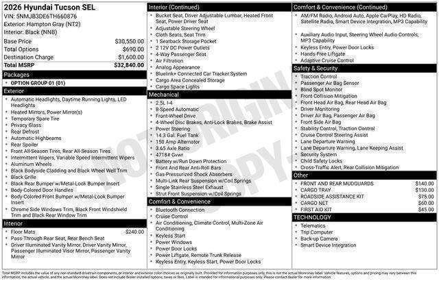 Hyundai Tucson  2026