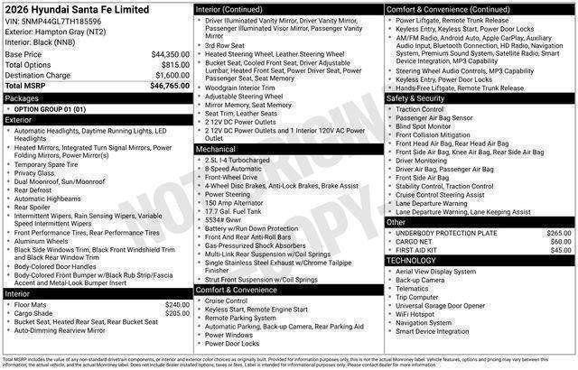 Hyundai Santa Fe  2026