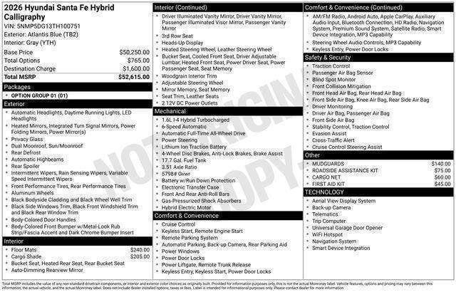 Hyundai Santa Fe Hybrid  2026