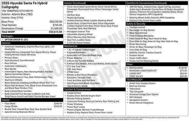 Hyundai Santa Fe Hybrid  2026