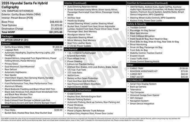 Hyundai Santa Fe Hybrid  2026