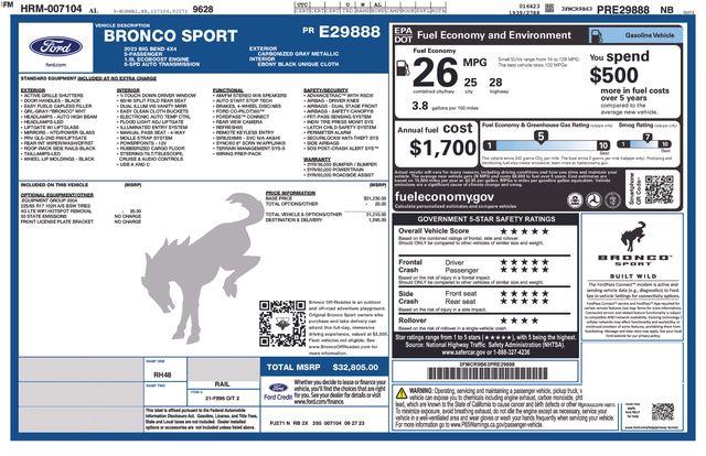 Ford Bronco Sport  2023