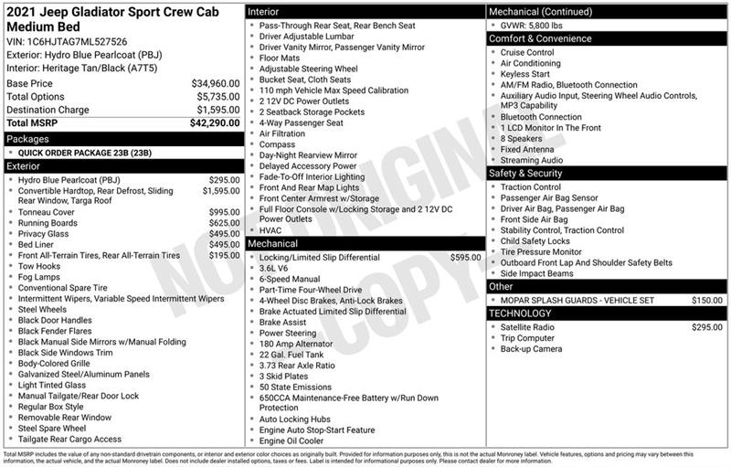Jeep Gladiator  2021