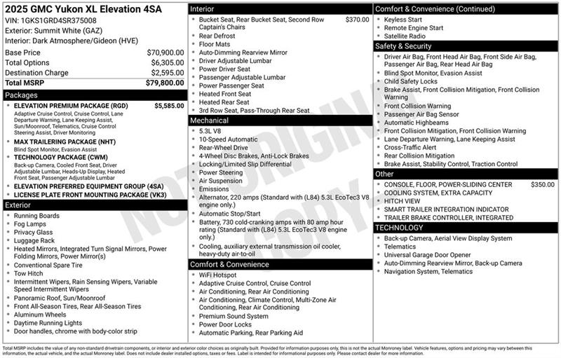 GMC Yukon XL  2025