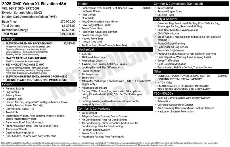 GMC Yukon XL  2025