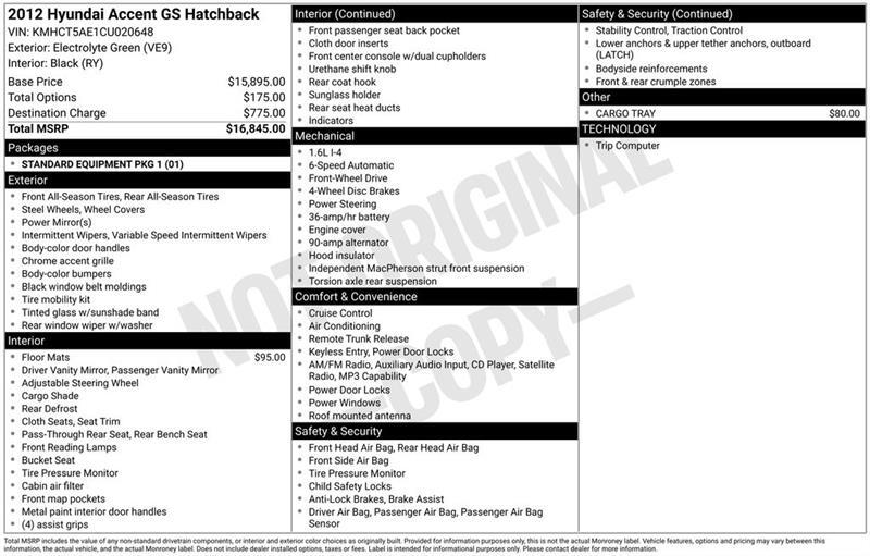 Hyundai Accent  2012