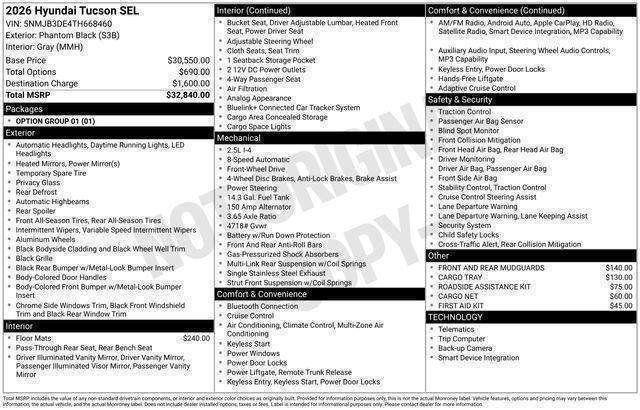 Hyundai Tucson  2026