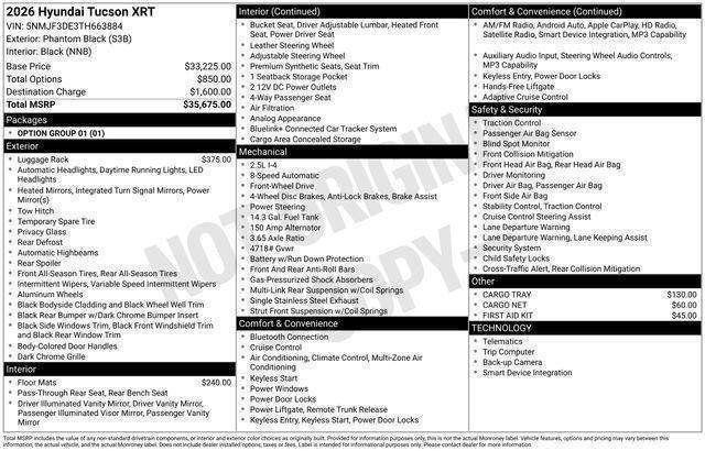 Hyundai Tucson  2026