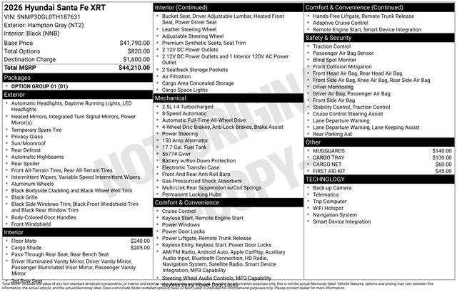 Hyundai Santa Fe  2026