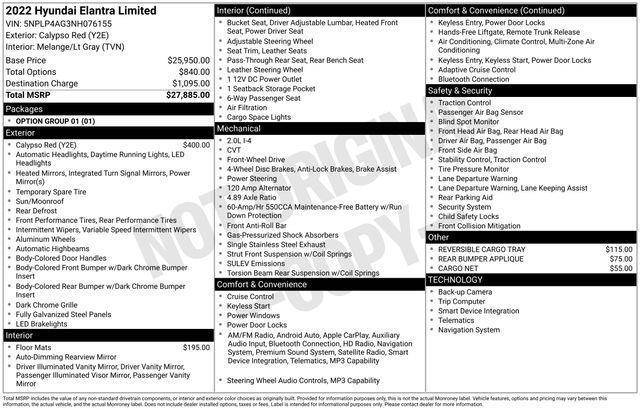 Hyundai Elantra  2022