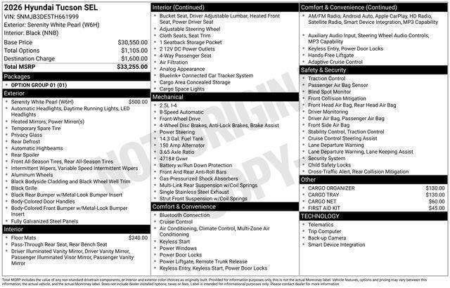 Hyundai Tucson  2026