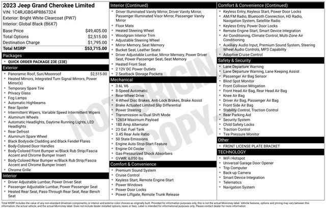 Jeep Grand Cherokee  2023