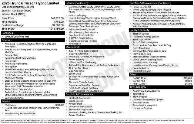 Hyundai Tucson  2026