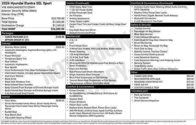 Hyundai Elantra  2026