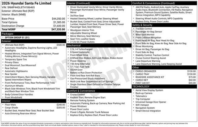 Hyundai Santa Fe  2026