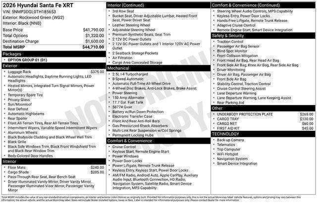 Hyundai Santa Fe  2026