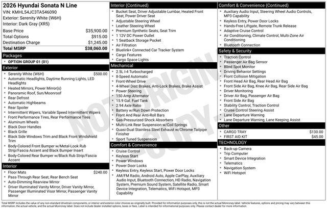 Hyundai Sonata  2026