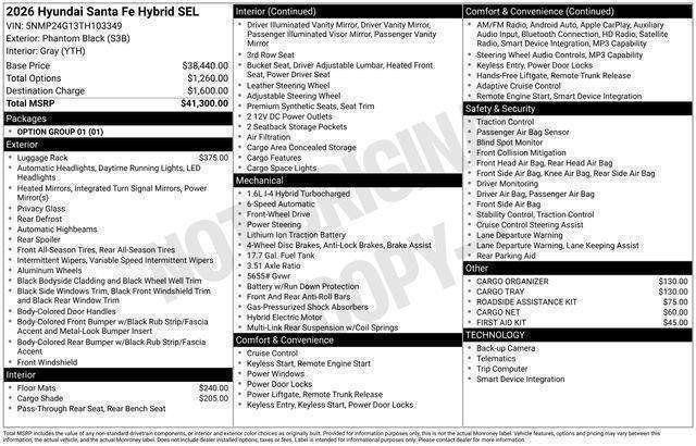 Hyundai Santa Fe Hybrid  2026
