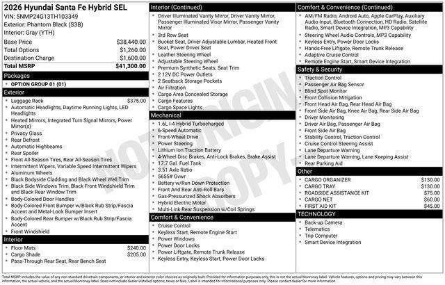 Hyundai Santa Fe Hybrid  2026