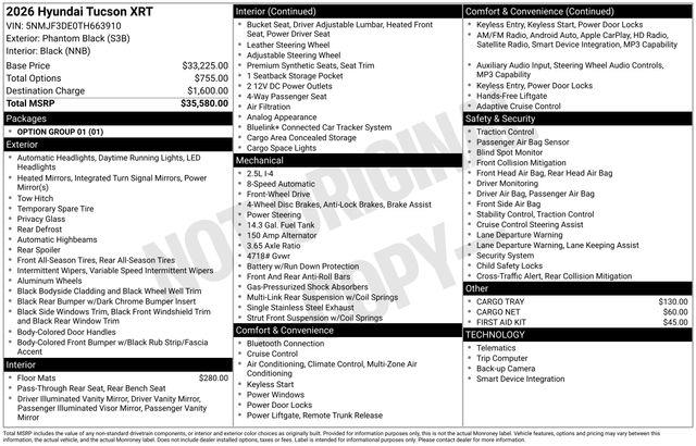 Hyundai Tucson  2026