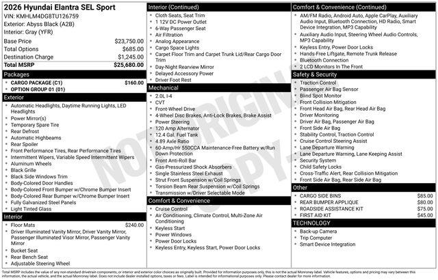 Hyundai Elantra  2026